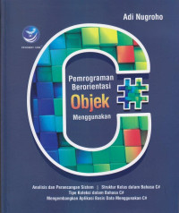 Pemrograman Berorientasi Objek Menggunakan C#